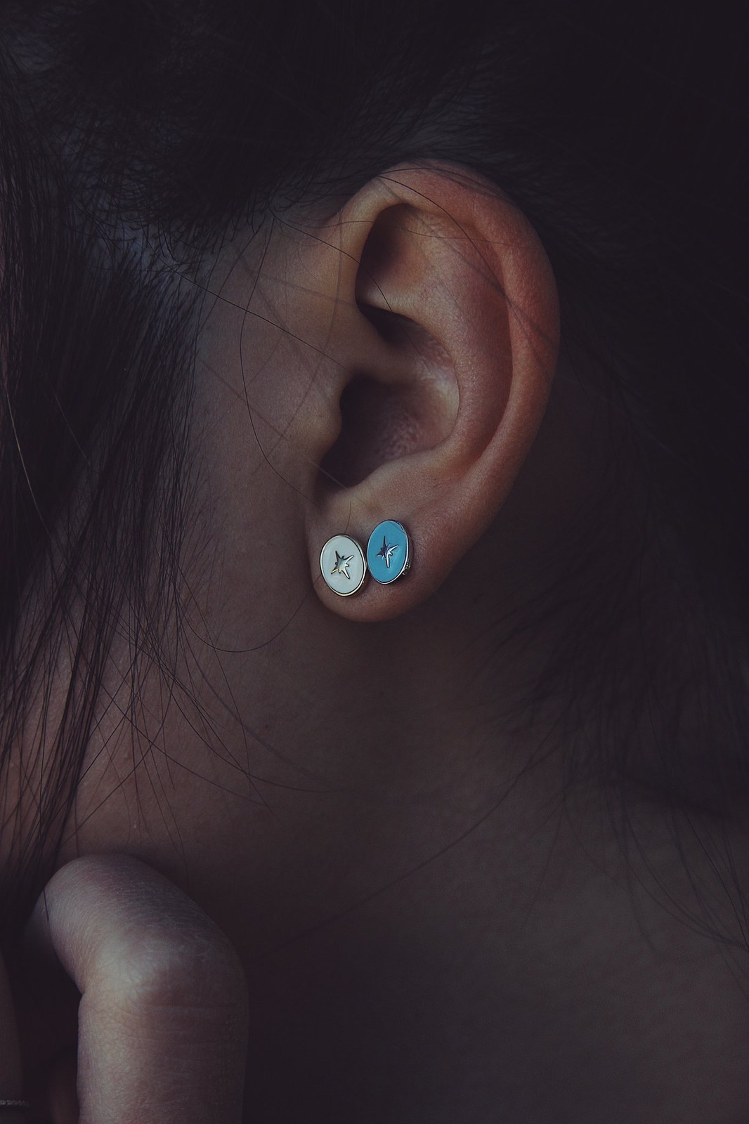 Nordstern Earrings — Turquoise, alternate view